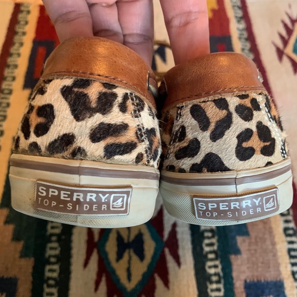 Sperry | Leopard and leather topsiders - Picture 4 of 5